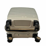 Las Vegas Polo Polipropilen Büyük Boy Valiz Bej