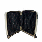 Las Vegas Polo Polipropilen Büyük Boy Valiz Bej