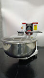 DEV MİKSER KAPAKLI HAMUR KARMA MAKİNASI 35 KG UN 15 LT SU 50 KG KAPASİTELİ 