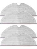 srfn ticaret Roborock S50 S55 Uyumlu 4lü Mop Fiber Bezi