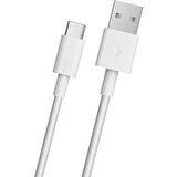 Global 5A 100W Süper Hızlı UsbA to Type-C Data ve Şarj Kablosu Beyaz PSM30