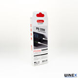 Global CA120 PD20W 3A Type-C to Type-C Data ve Hızlı Şarj Kablosu Beyaz