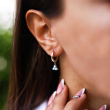 Üçlü Firuze Küpe