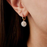 Luna Işıltı Baget Küpe