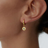 Tuğra Halka Sallantılı Küpe