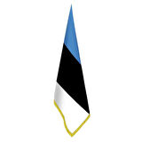 Estonya Bayrağı - Ofis - Makam -toplantı Odaları - Saçaklı Makam Bayrağı