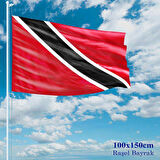 Trinidad Ve Tobago Bayrağı - 100x150 Cm (1 Metre X 1,5 Metre) - Raşel Kumaş