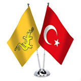 Büyük Hun İmparatorluğu Ve Türkiye -masa Bayrağı