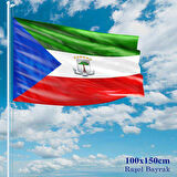 Ekvador Ginesi Bayrağı - 100x150 Cm (1 Metre X 1,5 Metre) - Raşel Kumaş