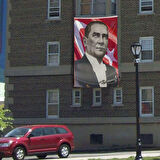 Sivil Mustafa Kemal Atatürk Ay-yıldız Poster Cephe Bayrak-3x4,5 Metre