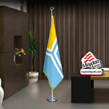 Tuva -tıva Cumhuriyeti Bayrak -ofis -makam-toplantı Odaları -direkli -saçaklı Makam Bayrağı