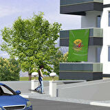 150x225 Cm Raşel Kumaş Yeşil Sancak Bayrak -150x225 Cm (1,5 Metre X 2,25 Metre)