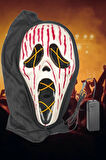 Halloween Maske Çığlık Neon Model Lüks Pilli ark.t