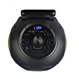 Shile SL-2012 Taşınabilir Hoparlör El Mikrofonlu Kumandalı Usb Sd Kart Bluetooth Seyyar Amfi Rgb Işıklı Anfi Hoparlör