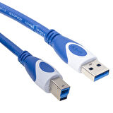 Ayt 1.5 Metre AM BM USB 3.0 Yazıcı Kablosu Bilgisayar Çevrebirim Kablosu
