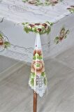 Silinebilir Şeffaf Pvc Muşamba Masa Örtüsü 120 x 155