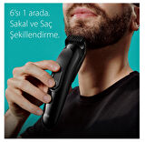 Braun Series 3 MGK3420 Hepsi Bir Arada Şekillendirme Seti 6’sı 1 Arada Erkek Bakım Kiti