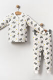 Erkek Çocuk  Baskılı Pamuklu 2'li Pijama Takımı