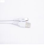 Global S01C 6A 67W Fast Charging UsbA to Type-C Data ve Hızlı Şarj Kablosu 1M Beyaz