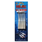 Red Gill V8 Jig Head Sand Eel 130mm 11gr - Silver Pearl