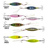 Ryuji Zuby 38mm 10gr Metal Jig Yem 7 Zebra Glow