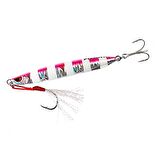 Fujin Metal Cast 40gr Shore Jig Yem MT02 Pink Zebra Glow