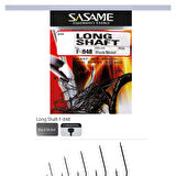 Sasame Long Shaft (Uzun Gövde) F-848 Tekli Olta İğnesi 10 No / 24 Adet
