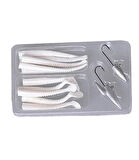 Savage gear Lrf Micro Sandeel Kit 12 Adet(1+1.5+5) LRF Yemi White