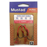 Mustad Alpha Point Alpha Light Double A-ASSIST2 Asist Olta İğnesi 2/0 No - 2 Adet