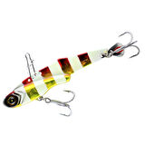 Hayabusa FS 441 Jack Eye Frilly 8.3cm 20gr Vibrasyon Yem  Red Gold Zebra Glow