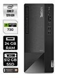LENOVO Neo 50T i7 13700 24GB RAM 512GB SSD GT730/4GB W11HOME 12JD0008TR MASAÜSTÜ PC & PER4 BELLEK