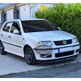 Vw Polo Mk3 1994-2003 6N Uyumlu Üniversal Astra H lip Esnek Ön Lip 2 Parça Tampon Altı Dil Karlık Ön Ek
