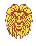 Ahşap Aslan Duvar Tablosu Kırmızı Sarı Tablo Aslan Tablosu