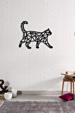 Kedi Duvar Tablosu 2 ADET Farklı Model Ahşap Kedi Dekoratif Obje