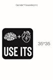 Use It Brain + Heart Beynini ve Kalbini Kullan Duvar Dekoratif Obje