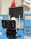 Okam Pro 3950 Solar Güneş Enerjili 4G Sim Kartlı 15MP 3 Lens 10X Optik Zoom Güvenlik Kamerası