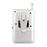 Sonivox Vs-r115 Gümüş Renk Mini Cep Radyosu Deprem Çantasına Uygun Fm Radyo