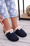 U050 Unisex Kışlık Ev İçi Terliği Kürklü Yünlü Kışlık Terlik