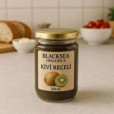 Doğal Kivi Reçeli 200 ml | Katkısız – Geleneksel Yöntemlerle Hazırlanmış | BlackSea Organics