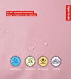 XPERMATE Fermuarlı Sandalye Minderi Su İtici Kumaş 40x40 cm Sünger Sandalye Minderi Bağcıklı Pembe