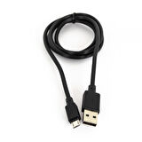 Global TCD-M11 USB-A to Micro 2A Data ve Şarj Kablosu 1m Siyah