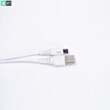 Global S01M 6A 67W Fast Charging UsbA to Micro Data ve Hızlı Şarj Kablosu 1M Beyaz