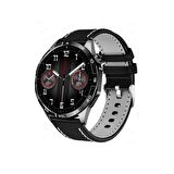 Global RW44 Watch GT4 Amoled Ekran Android İos HarmonyOs Uyumlu 3 Kordonlu Akıllı Saat Siyah WNE0888