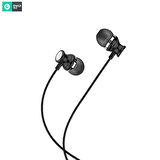 Global Y05 3.5mm Jack Girişli Mikrofonlu Kablolu Kulaklık Siyah