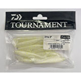 Daiwa Tournament D'Fin 3" 7.6cm 10 Adet Silikon Yem  UV Flake Pearl