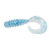 HanFish Gurt 7cm 8 Adet Orak Kuyruk Silikon Yem SBGT-630 Ice Blue