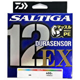 Daiwa Saltiga Durasensor 12EX 400m Multicolor Örgü - İp Misina 0.26mm - 3PE - 25Kg