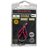Seabor Double Assist Hook 2 Adet İkili Assist İğne 3/0 No
