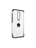 Xiaomi Redmi K30 / Xiaomi Poco X2 Kılıf Kenarları Renkli Yüzüklü Manyetik Silikon