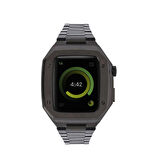 Apple Watch Uyumlu 7 45mm Zore KRD-64 Metal Kordon 